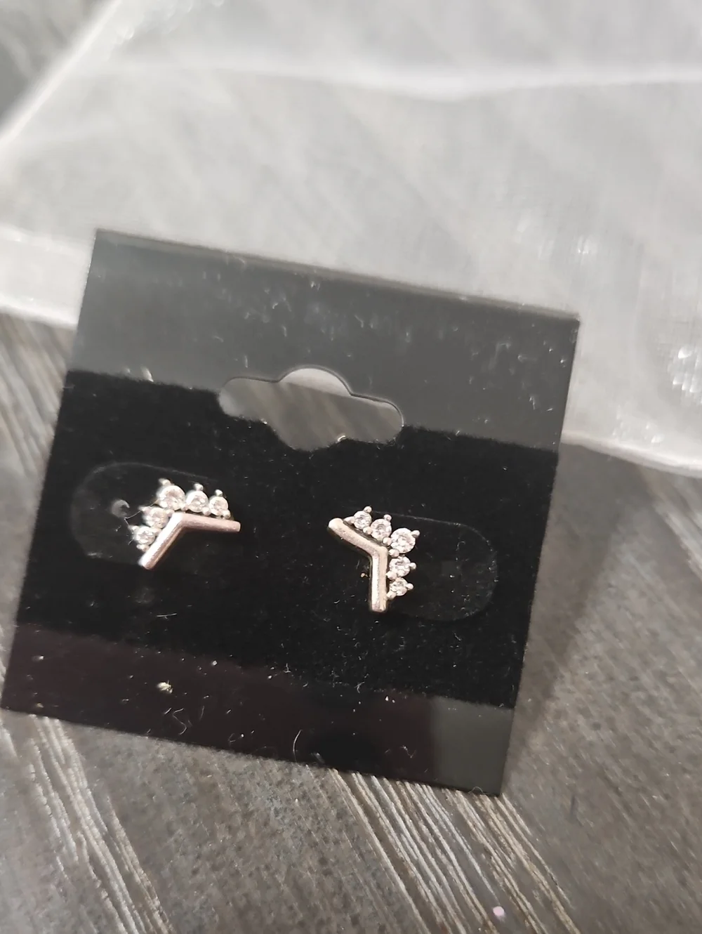Pandora Rose Tiara Wishbone Stud Earrings
